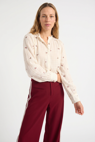 Nila Daisy Embroidered Shirt