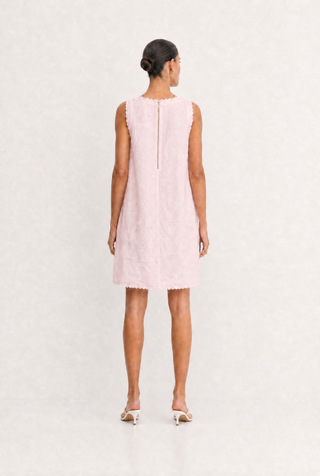 Vespa Linen Dress In Blush