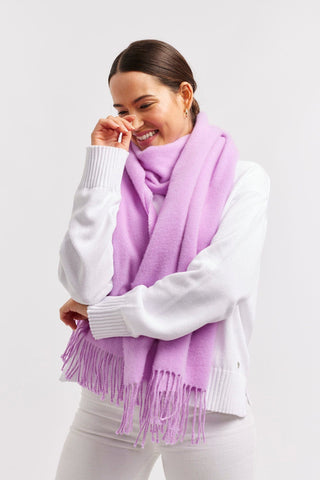 Alessandra Accessory ONE SIZE / LILAC Nina Wool Scarf in Lilac