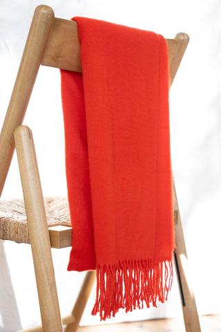 Alessandra Accessory ONE SIZE / ORANGE Nina Wool Scarf in Orange