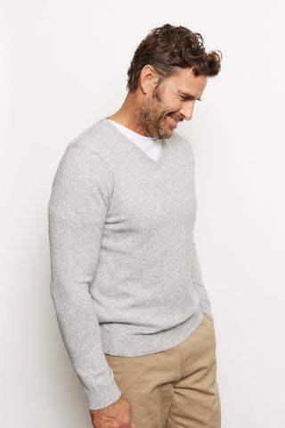 Alessandra Cashmere Sweater Alex Cashmere Sweater in Grey