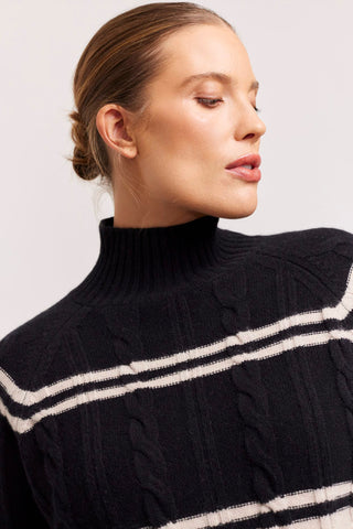 Alessandra Cashmere Sweater Billie Sweater in Black