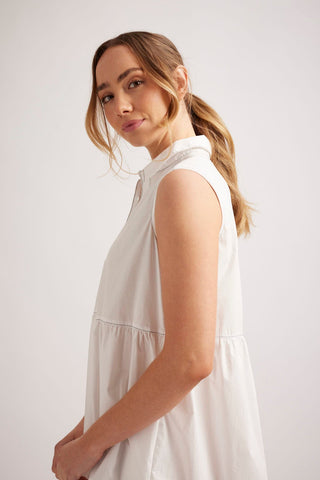 Alessandra Dresses Harper Poplin Dress in White