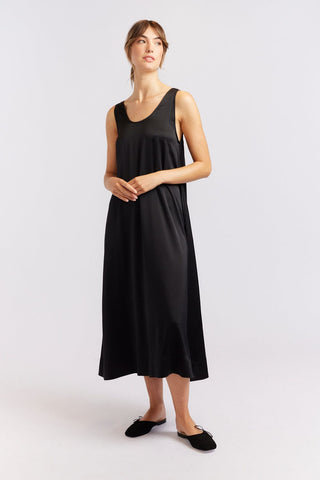 Alessandra Dresses Nova Silk Dress in Black