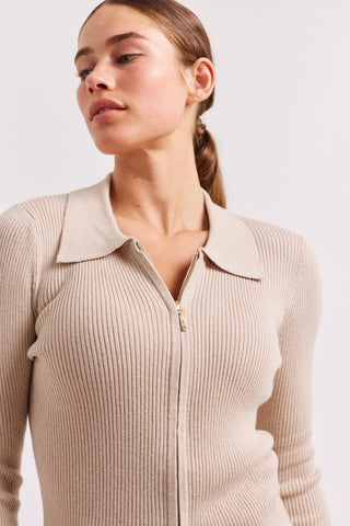 Alessandra Shirts Lucy Cotton Cashmere Top in Vellum