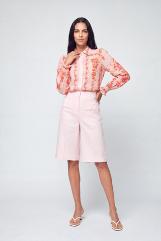 BERMUDA SHORT IN BLUSH