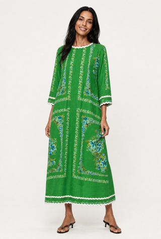 Camille Dress in Santa Barbara Print