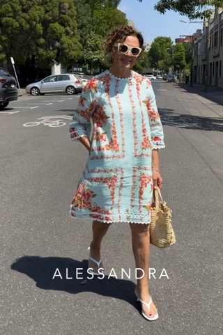 alessandra linen dress Claire Linen Dress in Navy Alessandra
