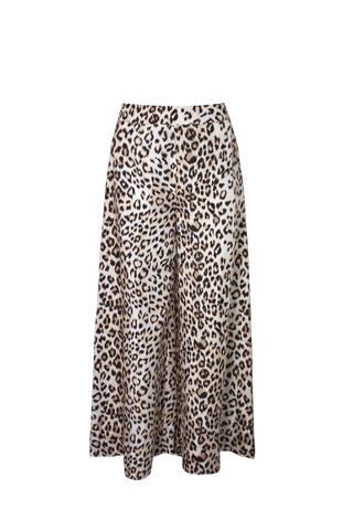 Flattering Silk Pant in Classic Animal