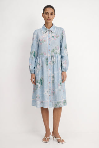 Wren Ramie Dress In Wild Lace