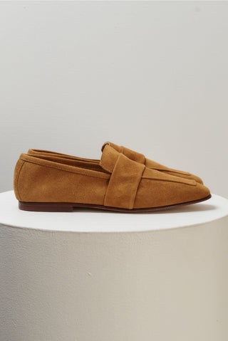 Alessandra Accessory Art. 06 Loafer in Suede Cuoio