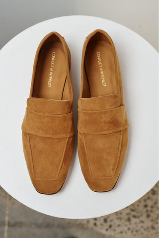 Alessandra Accessory Art. 06 Loafer in Suede Cuoio