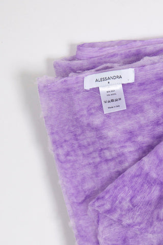 Alessandra Accessory ONE SIZE / LILAC Louisa Wool Silk Scarf in Lilac