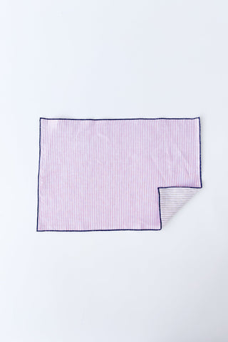 Alessandra Accessory ONE SIZE / PINK/BEIGE STRIPE Placemats in Pink/Beige Stripe