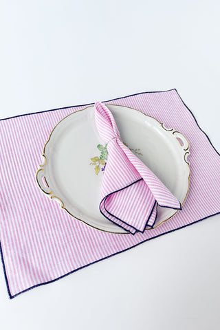 Alessandra Accessory ONE SIZE / PINK STRIPE Serviette in Pink Stripe
