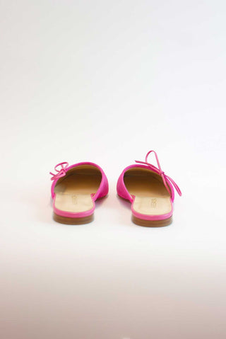 Alessandra Accessory Verona Bow Mule in Fuchsia Suede