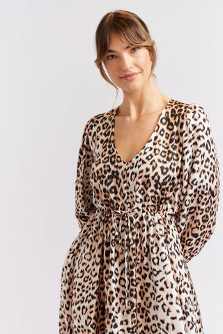 Alessandra Cashmere Dresses Lambada Silk Dress in Classic Animal