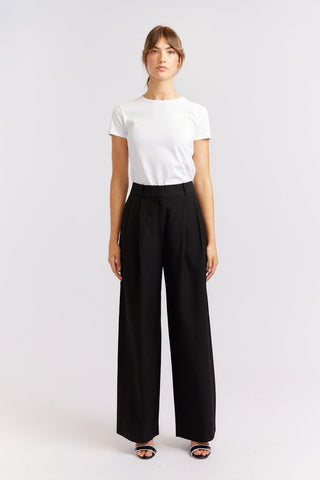 Alessandra Cashmere Pants Laurel Blend Pant in Black