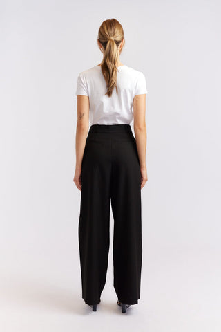 Alessandra Cashmere Pants Laurel Blend Pant in Black