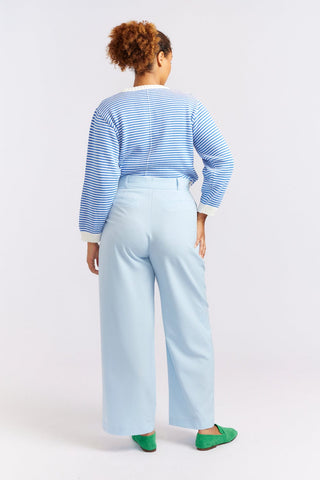 Alessandra Cashmere Pants Laurel Blend Pant in Sky