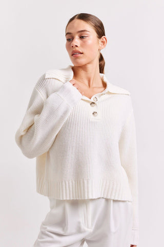 Alessandra Cashmere Sweater Ana Sweater in Cream