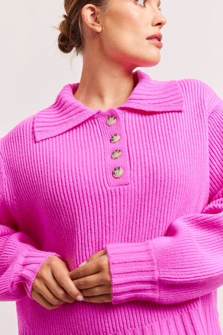Alessandra Cashmere Sweater Ana Sweater in Lipstick