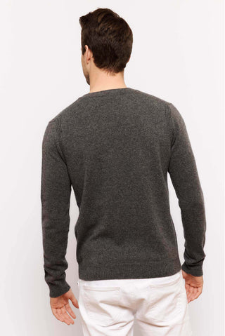 Alessandra Cashmere Sweater Jules Cashmere Sweater in Charcoal