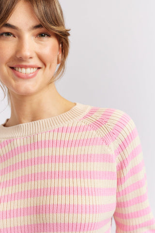 Alessandra Cashmere Sweater Musketeers Cotton Sweater in Lolly