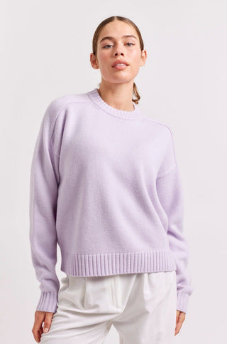 Alessandra Cashmere Sweater Polly Sweater in Lavender