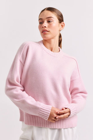 Alessandra Cashmere Sweater Polly Sweater in Tuberose
