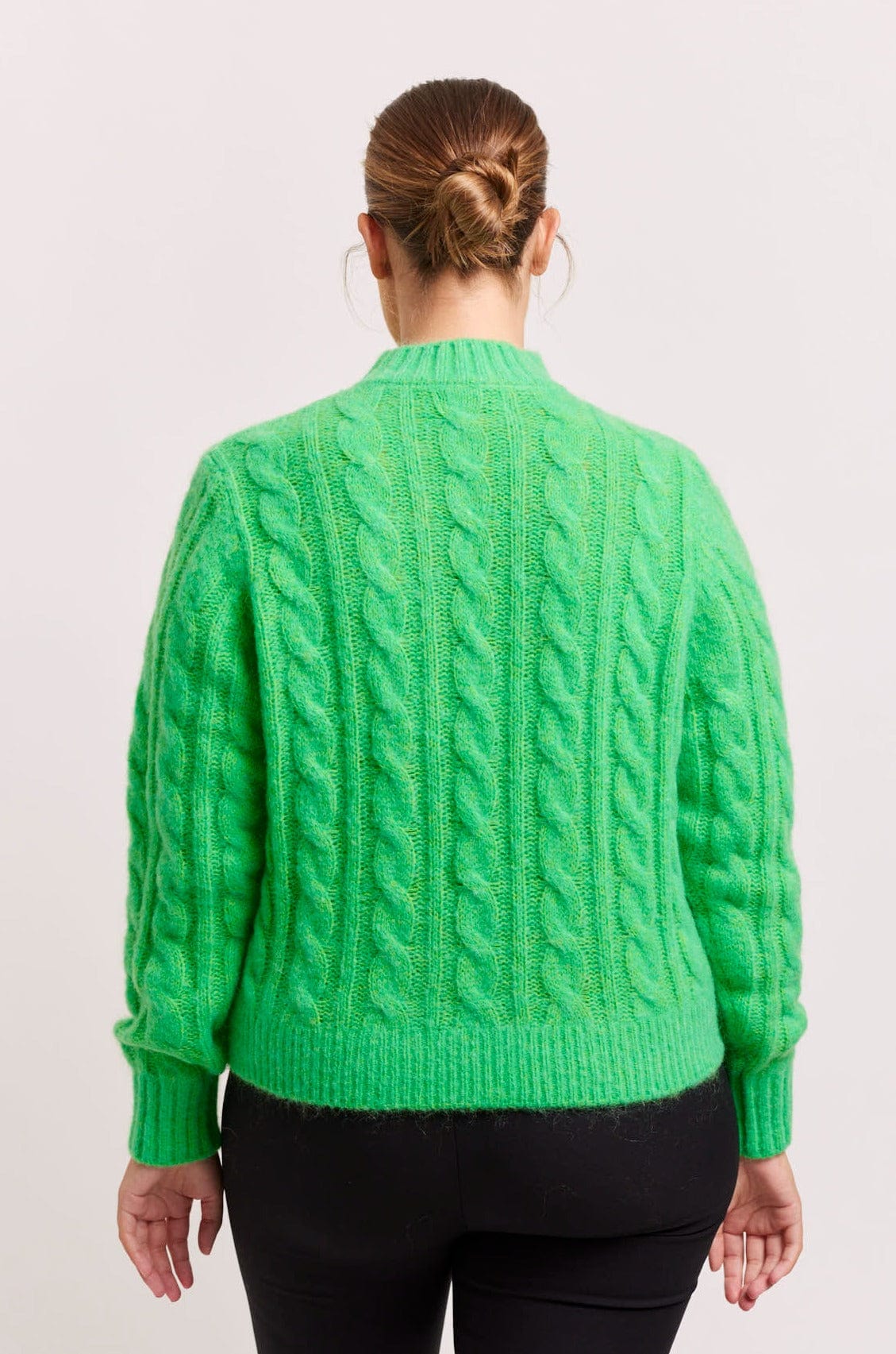 Green sale mohair jumper