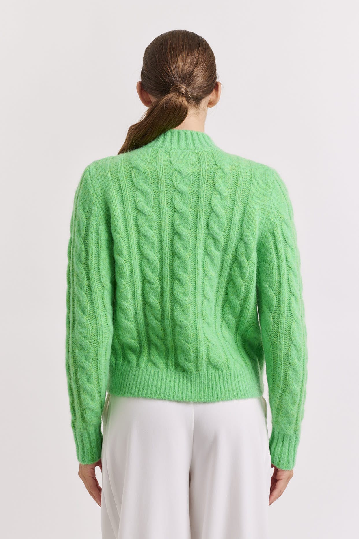 Green sale mohair jumper