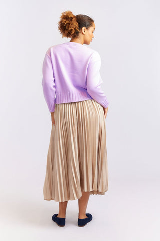 Alessandra Cashmere Sweater Tootsie Cotton Sweater in Hyacinth