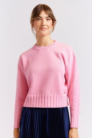 Alessandra Cashmere Sweater Tootsie Cotton Sweater in Lolly