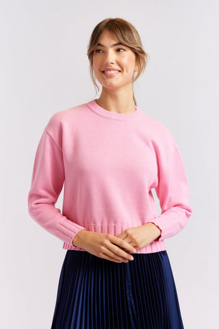 Alessandra Cashmere Sweater Tootsie Cotton Sweater in Lolly