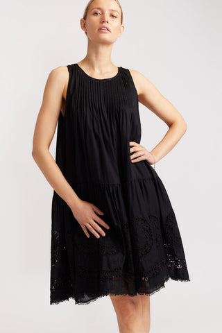 Alessandra Dresses Arabella Dress in Black Voile