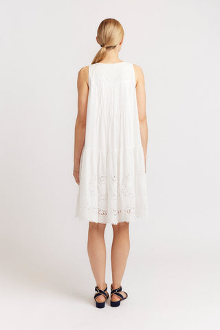 Alessandra Dresses Arabella Dress in White Voile
