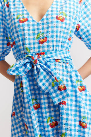 Alessandra Dresses Eve Dress in Blue Cherry