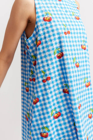 Alessandra Dresses Goldy Dress in Blue Cherry