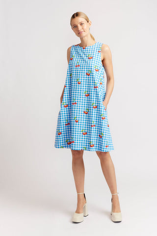 Alessandra Dresses Goldy Dress in Blue Cherry