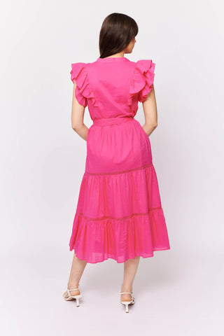 Alessandra Dresses Mayfair Dress in Hibiscus Voile