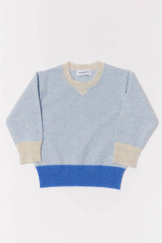 Alessandra Sweater Baby Cashmere Sweater in Water