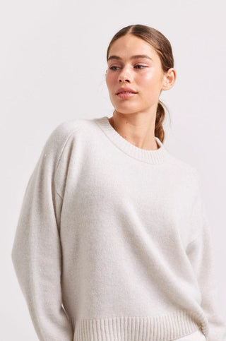 Alessandra Sweater Blair Cashmere Sweater in Foil