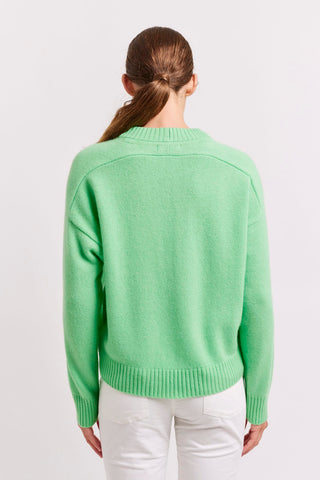 Alessandra Sweater Blair Cashmere Sweater in Lime