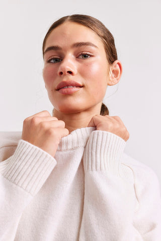 Alessandra Sweater Blair Cashmere Sweater in White