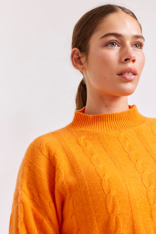 Alessandra Sweater Colbie Cashmere Sweater in Sunset