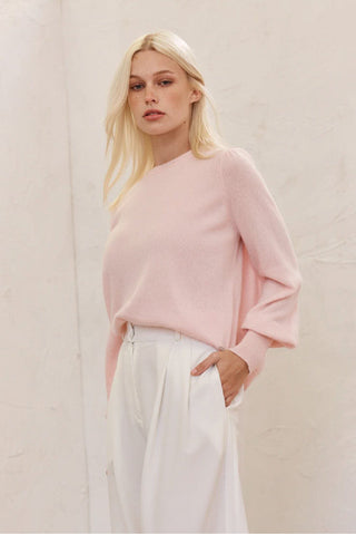 Alessandra Sweater Indi Cashmere Sweater in Ballet