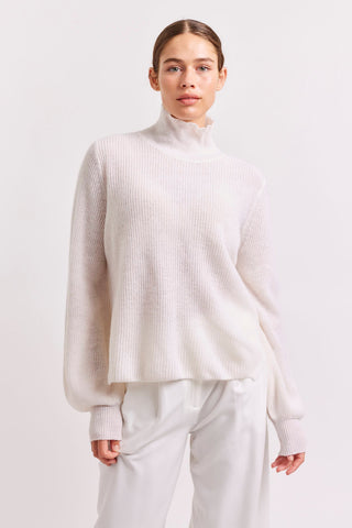 Alessandra Sweater Pepper Cashmere Sweater in White
